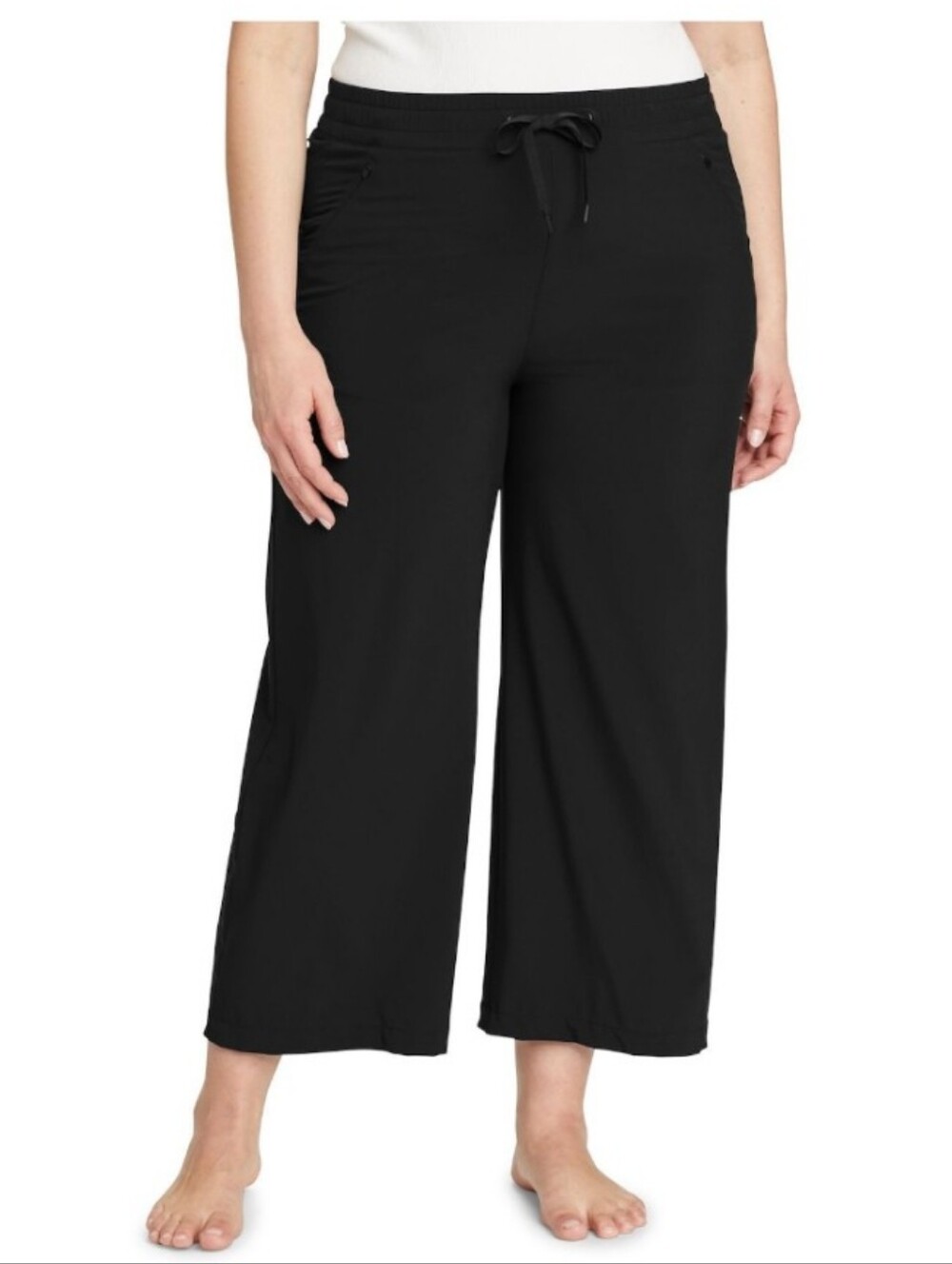 Eddie Bauer Departure Wide Leg Crop Pants NWT